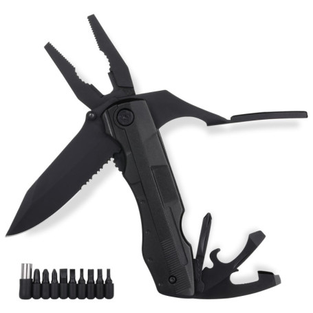 Outil Multifonction 18 en 1 FORA avec Étui - Idéal pour Camping et Jardinage