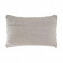 Coussin DKD Home Decor Rayures Noir Polyester Coton Aluminium Blanc Indien (60 x 85,99 €