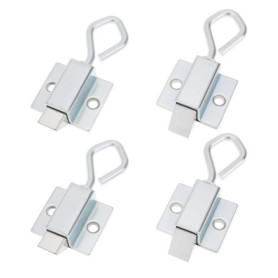 Lot de 4 loquets à ressort pour portes et clôtures - SG Store