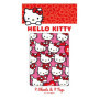Lot de Papier Cadeau Hello Kitty avec Étiquettes - 2 Feuilles Colorées