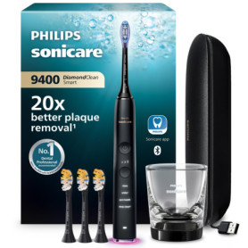 Philips Sonicare DiamondClean Smart 9400 - Brosse à dents électrique connectée noire