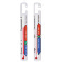 Lot de 2 thermomètres de cuisine pour réfrigérateur et congélateur avec code couleur