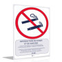 Autocollant Interdiction de Fumer et Vapoter - Affichage Obligatoire 2026 A5