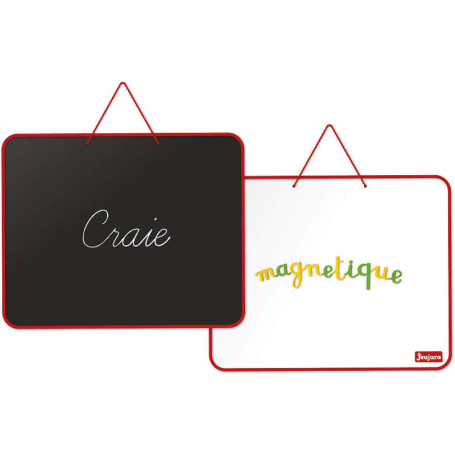 Tableau Ardoise Réversible en Bois Jeujura - 62 x 50 cm