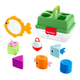 Fisher-Price Boîte de Tri et Rangement La Forêt de l’Amitié avec Filet de Pêche