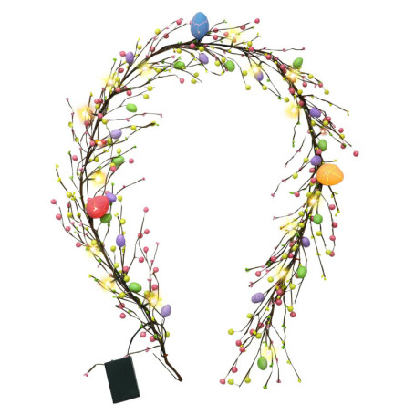Guirlande Lumineuse JOFONY en Œufs de Pâques - 2 m pour Décoration Festive