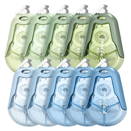 Lot de 10 Rubans Correcteurs BetterJonny - 20m x 5mm avec Capuchon Protecteur