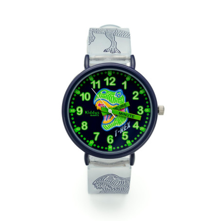 Montre Éducative Analogique Kiddus pour Enfant Garçon à Partir de 5 Ans