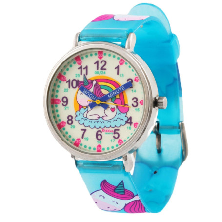 Montre Éducative Analogique Kiddus pour Enfants - Brille dans le Noir