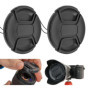 Capuchons de Protection pour Objectifs 37mm - 2 Pièces avec Cordon