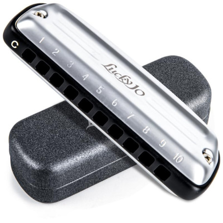 Harmonica Professionnel East Top Lucky 10 Trous - Son Précis et Réactif