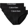 Slip Bikini Femme Calvin Klein - Lot de 3 Noirs Taille S