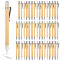 Lot de 50 Stylos à Bille en Bois MEGYAD - Écriture Écologique et Durable
