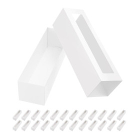 Boîte à Macarons PKGMAGIC avec Fenêtre - Lot de 25 pour 6 Macarons