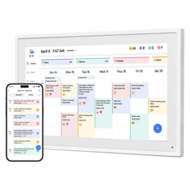 Calendrier Numérique Dragon Touch 21,5" - Écran Tactile FHD Blanc