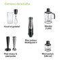 Mixeur Plongeant Braun MultiQuick 9 - 1200W, Anti Splash, Accessoires Inclus