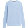 Pull-Over Tommy Hilfiger Essential Structure à Col Rond pour Homme - Bleu Vessel
