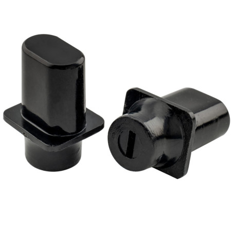Boutons Sélecteurs Musiclily pour Guitares Telecaster - Set de 2 Noirs
