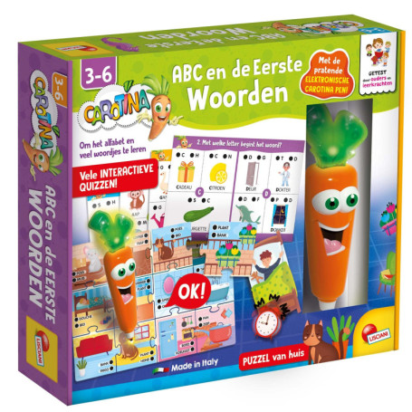 Lisciani Carotina ABC - Stylo Interactif pour Apprendre les Lettres et Mots