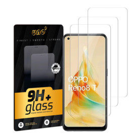 Lot de 3 films de protection en verre trempé pour OPPO Reno 8T - Ultra résistant et anti-rayures