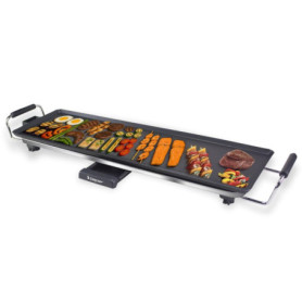 Grille Teppanyaki Électrique XL BEPER avec Revêtement Antiadhésif