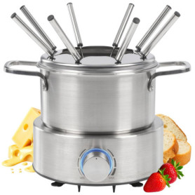Fondue Électrique 8 Personnes en Acier Inoxydable Profi Cook