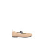 Ballerines Love Moschino en Raphia Naturel pour Femme - Taille 37 EU