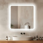 Miroir de Salle de Bain LED Venti 60x60 cm avec Capteur Tactile