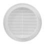 Lot de 5 grilles d'aération blanches avec moustiquaire - 110 mm - Repa Market