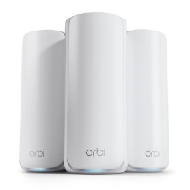Système Mesh WiFi 7 NETGEAR Orbi RBE873 - Pack de 3, Couverture 600 m², 21 Gbps