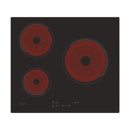 Plaque à Induction Candy CH63CC/4U2 5500W avec 3 Zones de Cuisson