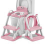 Réducteur de Toilette Pliable avec Marche pour Enfants - Apprentissage de la Propreté