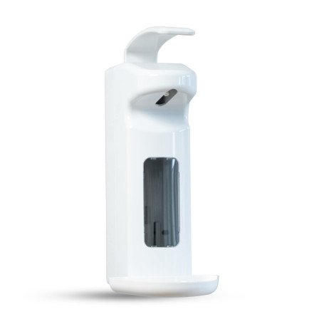 Distributeur de Savon Manuel Hygiene365 - Système à Levier Blanc
