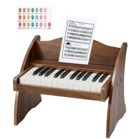 Clavier de Piano Électronique en Bois pour Enfants - 25 Touches Musicales VEVOR