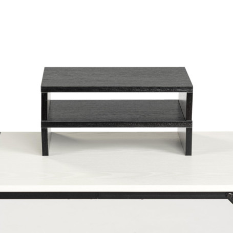 Surélévateur de Bureau Noir Modulable - Lot de 2 par FurnitureR