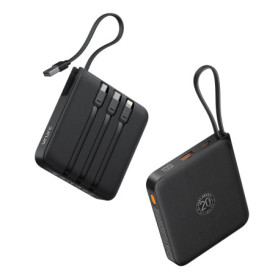 VRURC Powerbank 20 000 mAh avec Câble USB C Intégré - Chargeur Portable Rapide