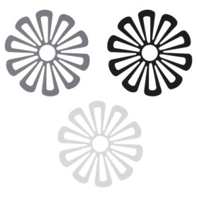 Set de 3 Dessous de Plat en Silicone Multicolore - Antidérapants et Résistants à la Chaleur