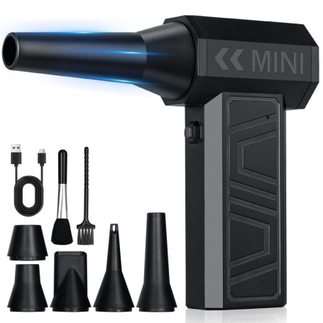 Souffleur Air Comprimé Romon - Mini Aspirateur Portable sans Fil pour Nettoyage