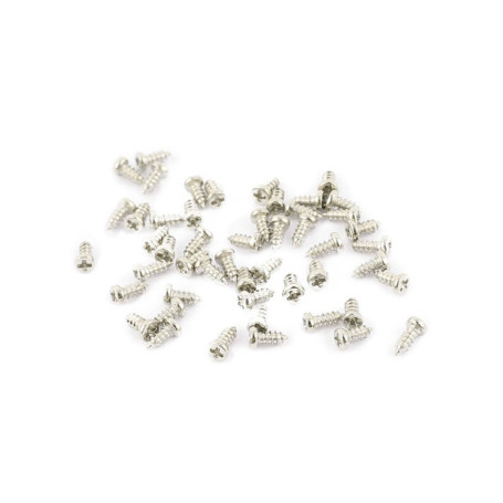 Vis Autotaraudeuses en Acier Inoxydable - 50 Pcs M1.2 x 3mm Tête Ronde