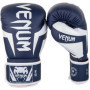 Gants de Boxe Venum Elite - Blanc et Bleu Marine - 16 oz