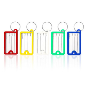 Kit de 20 Porte-Clés Étiquettes VINATO en Plastique Coloré