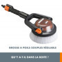Brosse Rotative Souple WORX pour Nettoyeur Haute Pression Hydroshot