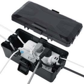 Boîte Électrique Étanche Cozary pour Extérieur - Protection Prises et Rallonges