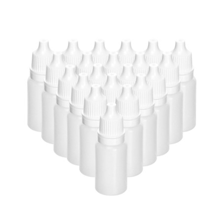 QWORK Lot de 150 Flacons Compte-Gouttes 10 ml en Plastique Réutilisables
