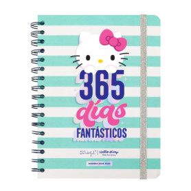 Agenda Scolaire 2024/25 Hello Kitty - Mr. Wonderful avec Autocollants