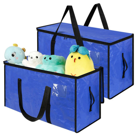 Romon Sac de Rangement Imperméable - Lot de 2 Sacs de Déménagement 72L