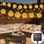 Guirlande Lumineuse Solaire LED Marocaine 12m - 100 Ampoules Étanches pour Décoration