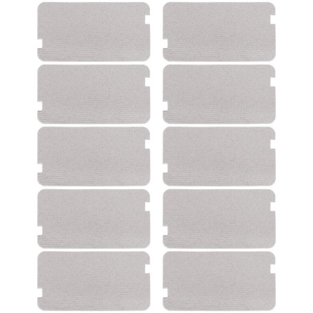 Lot de 10 Couvercles de Guide d'Ondes en Mica pour Micro-ondes eMagTech