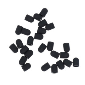 Hemobllo 30 Embouts en Silicone pour Stylet Tactile - Pointe Universelle 5mm, Noir