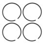 Segments de Piston 44x2mm pour Tronçonneuses et Débroussailleuses